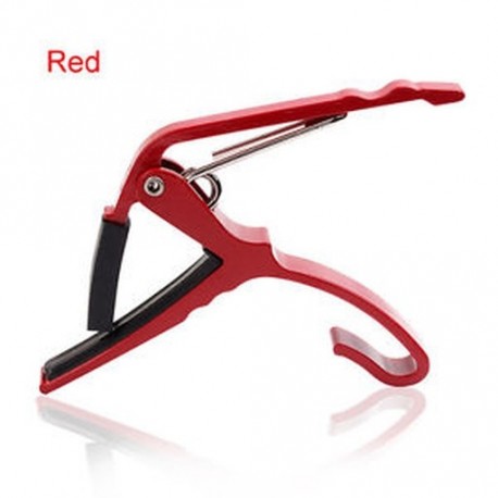 Piros - Akusztikus elektromos gitár Capo Tune Quick Change billentyűzárat trigger Trigger Professional