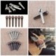6db Kiváló minőségű kónusz fém akusztikus gitár hurokcsapok string pegs