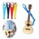 Professzionális poliészter színes állítható hosszúság Ukulele Strap illik minden méretben
