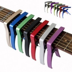 Professzionális alumínium ötvözet hangolás gyorscsere kulcsos szorító trigger gitár Capo