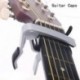 Guitar Capo fekete alumínium rugó elektromos akusztikus szorító gyors kioldása