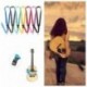 sárga - 60-75cm-es minőségi kis gitár öv zenei műszer poliészter Ukulele Strap