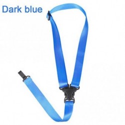 sötétkék - 60-75cm-es minőségi kis gitár öv zenei műszer poliészter Ukulele Strap