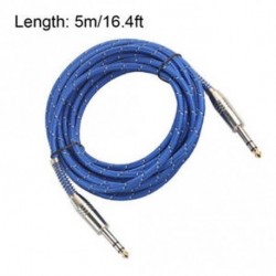 5m - 6.35mm / 0.26in Férfi és Férfi elektromos gitár Mono audio vonal kábeljelző vonal