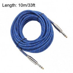 10m - 6.35mm / 0.26in Férfi és Férfi elektromos gitár Mono audio vonal kábeljelző vonal