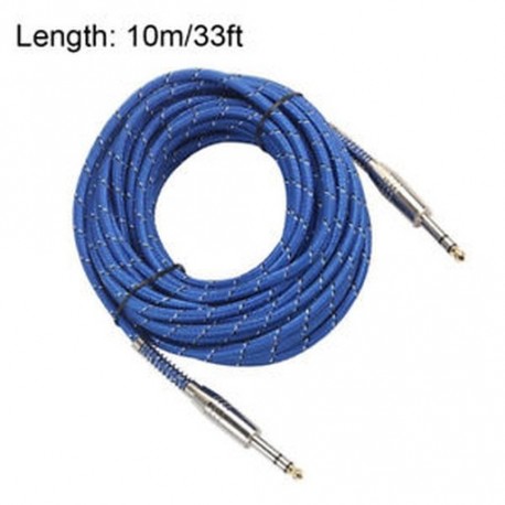 10m - 6.35mm / 0.26in Férfi és Férfi elektromos gitár Mono audio vonal kábeljelző vonal