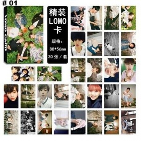 88 x 56mm-es 30db-os fotó szett - LOMO kártya - KPOP - BTS - Bangtan Boys - 1