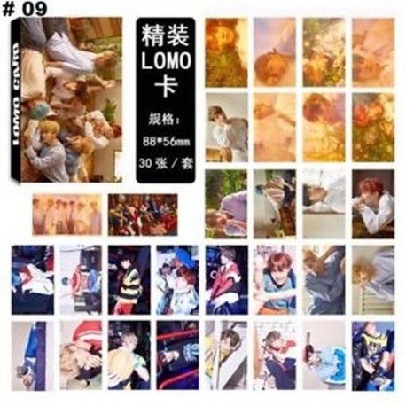 88 x 56mm-es 30db-os fotó szett - LOMO kártya - KPOP - BTS - Bangtan Boys - 9