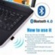 Mini Bluetooth 4.0 USB 2.0 CSR 4.0 Dongle Adapter A PC laptophoz WIN XP 7 8 10U