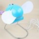 1 db Ultra-csendes hordozható mini USB íróasztal otthoni irodai asztal kétoldalas ventilátor
