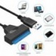 USB 3.0 2,5 "-os SATA 22 érintkezős adapterhez külső merevlemez SSD merevlemez lemezre