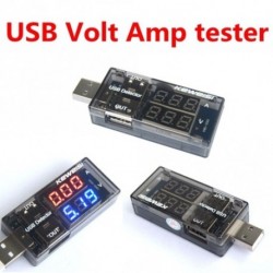 USB töltő Aktuális feszültségmérő Mobil akkumulátor tápellátó árammérő
