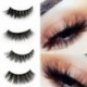 3 pár természetes kézzel készített műszempilla smink kozmetika