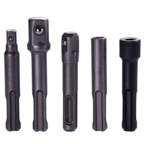 3x SDS Plus fúrócsavar meghajtó 1/4 "3/8" 1/2 "adapter   2x 1/4" -os hexadecimális tartó