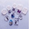 5x szilikon öntőforma DIY gyanta kézműves ékszerek készítéséhez kicsi