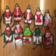 B - Karácsonyi Borosüveg Apréttömb borítás Xmas Santa vacsora Party Table Decoration