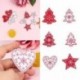 5db fa címke Xmas Tree Hanging otthoni irodai dekoráció kellékek Karácsonyi ajándék