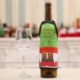 C - Karácsony Santa Wine Bottle Apréco Wrap Cover Xmas vacsora Party Table Decoration