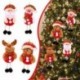 Mikulás - Karácsonyi Mikulás Xmas Tree Hanging Dekoráció Fesztivál Fél Szarvas díszek
