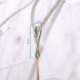 100db karácsonyfa lógó karika díszek DIY Xmas Tree Pendant otthoni dekoráció