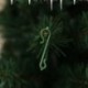 50db - 100db karácsonyfa lógó karika díszek DIY Xmas Tree Pendant otthoni dekoráció