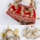 Fehér Mikulás - Hóember Játékok Santa Claus Otthoni Dekoráció Karácsonyi lógó baba díszítő díszek