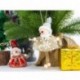 Fehér Mikulás - Hóember Játékok Santa Claus Otthoni Dekoráció Karácsonyi lógó baba díszítő díszek