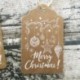 50db Kézműves papír Hangkategóriák Karácsonyi ünnepség Fülleláró Ár Xmas kártya ajándék