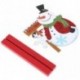 Karácsony Mikulás Hóember Ornament Xmas Nappali Táblázat Dekoráció Craft Ajándékok