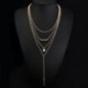 8 - Divat Gyöngy Crystal Choker Chunky nyilatkozat Bib Lánc Nyaklánc medál Ékszer