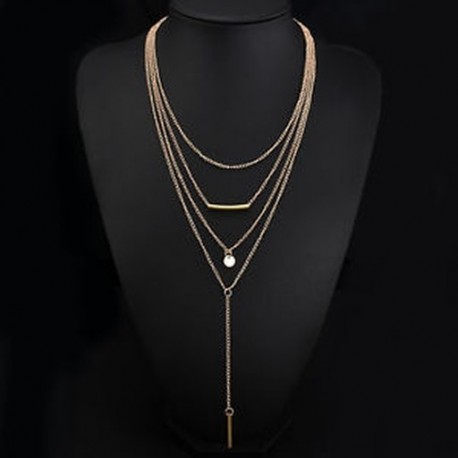 8 - Divat Gyöngy Crystal Choker Chunky nyilatkozat Bib Lánc Nyaklánc medál Ékszer