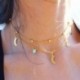 8 - Divat Gyöngy Crystal Choker Chunky nyilatkozat Bib Lánc Nyaklánc medál Ékszer