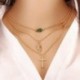 8 - Divat Gyöngy Crystal Choker Chunky nyilatkozat Bib Lánc Nyaklánc medál Ékszer