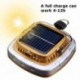 1x COB Solar Lawn Light USB sürgősségi újratölthető kempinglámpa sátor függő fény éjszaka