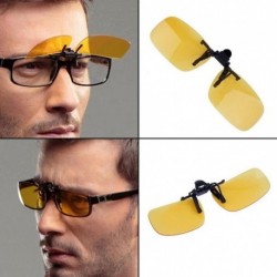 1x HD vezetési szemüvegek éjszakai látásmódosító flip-up PC objektív napszemüveg lencse