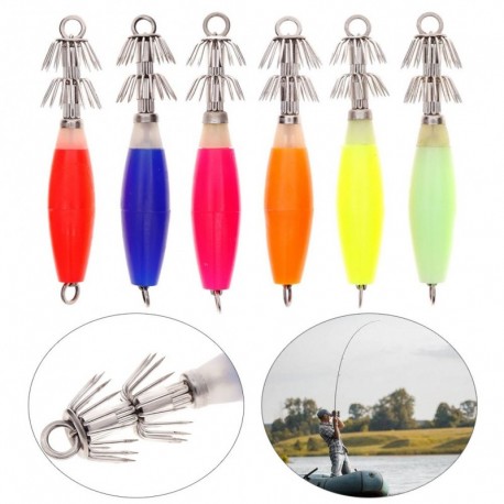 1x Fényes tintahal fluoreszkáló műcsali horgász felszerelés