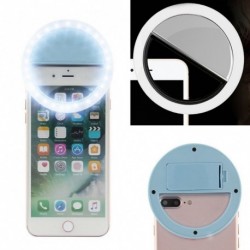 1x Szelfi LED világító gyűrű Flash Clip fényképezőgép telefon tablett iPhone Samsung