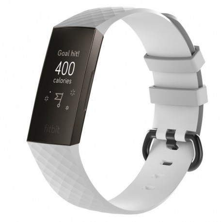 1x 3D szilikon karszalag szíj Fitbit töltésre 3 csere óraszíj
