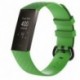 1x 3D szilikon karszalag szíj Fitbit töltésre 3 csere óraszíj