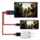 HDMI 2M kábel Apple iPhone XS XS MAX XR X 8 8 plus 7 7 Plus 6 6s 5 5s 5S A világító kábel adapter HDTV TV 8 Pin HD1080P