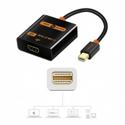 Mini DisplayPort Mini DP Thunderbolt - HDMI Adapter 1080p