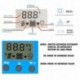 1x 50A 12V 24V napelemes töltő vezérlő elemszabályozó Dual USB LCD kijelző
