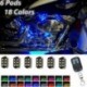 36LED Motorkerékpár Pod Light Ground Effect Kit távvezérlő autó belsőbe is