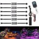36LED Motorkerékpár Pod Light Ground Effect Kit távvezérlő autó belsőbe is