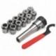 1x R8 ER32 Collet Chuck tartó W / 11db CNC eszterga rugós maró készlet