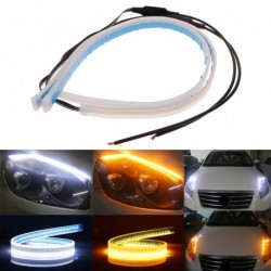 2db 60 cm-es flexibilis áramló LED-es  autó fényszóró jelzőféke nappali futó fény