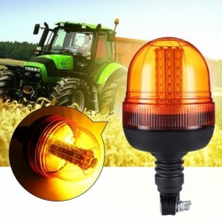 60 LED vészhelyzeti figyelmeztető vaku Strobe forgó fényjelző traktor fény lámpa