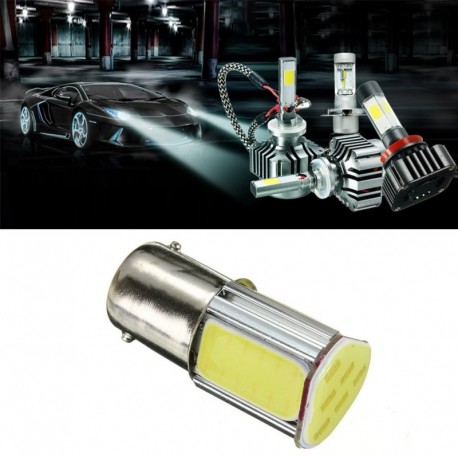 1db 4 COB LED 1156 Autó fényforrás hátsó lámpa izzó DC 12V