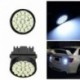 1db Led T25 3156 3157 22SMD Autóstop irányjelző Hátsó féklámpa Fehér 12V