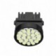 1db Led T25 3156 3157 22SMD Autóstop irányjelző Hátsó féklámpa Fehér 12V